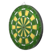 Cible De Fléchettes Moderne Tendance Verte et Jaune (Devant droit)