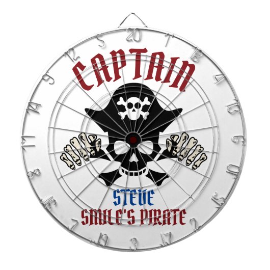 Cible De Fléchettes Mon capitaine | International Talk Like a Pirate d (Devant)