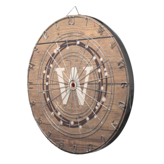 Cible De Fléchettes Monogram design (Devant droit)