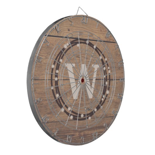 Cible De Fléchettes Monogram design (Devant gauche)