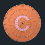 Cible De Fléchettes Monogramme rose orange Première couleur moderne pe<br><div class="desc">Conçu avec modèle de texte original monogramme personnalisé en couleurs rose orange! Vous pouvez modifier les couleurs et les initiales comme vous le souhaitez ! Faites un grand cadeau ou une faveur de fête pour les anniversaires,  les mariages,  les douches de mariée,  la fête de bachelorette et plus encore!</div>