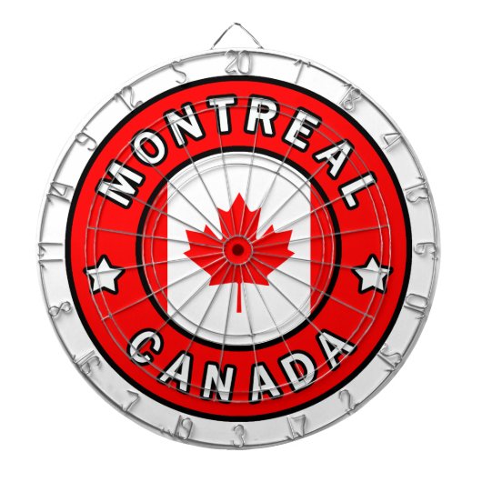 Cible De Fléchettes Montréal Canada (Devant)