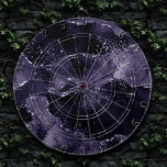 Cible De Fléchettes Moody Agate | Midnight Indigo Deep Purple Glam<br><div class="desc">90s grunge inspiré sombre, sophistiqué aquarelle marbré pierre d'agate dans un ton de bijou moody profond avec faux feuille métallique et veines de parties scintillant dans un riche, dramatique avec tourbillons fluides abstraits et veines de parties scintillant. De la collection "Till Death Do Us Part", ce magnifique dégradé peint à...</div>