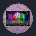 Cible De Fléchettes MoonDreams Music Equalizer Metal Cage Darboard<br><div class="desc">Cool Metal Cage Dartboard,  Avec notre MoonDreams Music Equalizer Design - Idéal pour une salle Rec ou une salle de musique!</div>