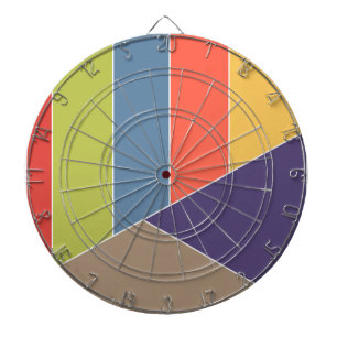 Cible De Fléchettes MOSAIC rayures triangles couleur I + vos idées