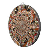 Cible De Fléchettes Mosaïque de sushis Brown (Devant droit)