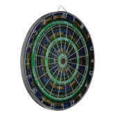 Cible De Fléchettes Mosaïque en verre tendu Abstrait (Devant gauche)