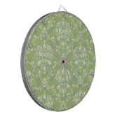 Cible De Fléchettes Moss Green Damask (Devant gauche)