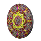 Cible De Fléchettes motif abstrait 3d (Devant droit)