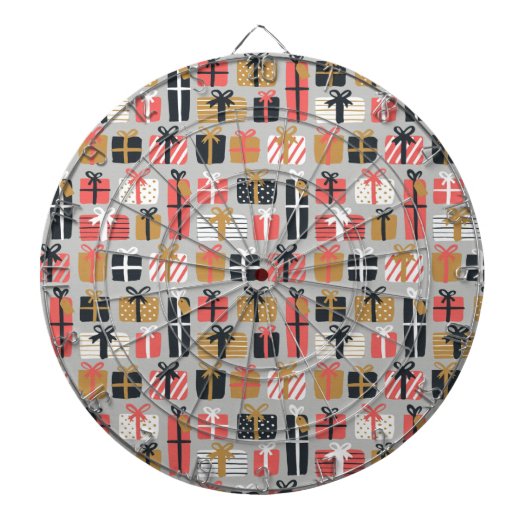 Cible De Fléchettes Motif cadeau de Noël (Devant)