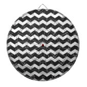 Cible De Fléchettes Motif Chevron Noir Kohl (Devant)