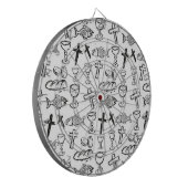 Cible De Fléchettes Motif chrétien (Devant gauche)