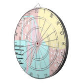 Cible De Fléchettes Motif d'art urbain biologique (Devant droit)