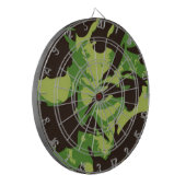 Cible De Fléchettes Motif de combat vert (Devant gauche)