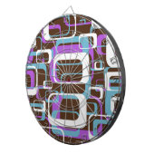 CIBLE DE FLÉCHETTES MOTIF DE FORMES RÉTRO (Devant droit)