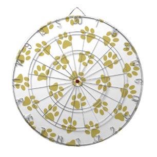 Cible De Fléchettes Motif De Pailles, Pailles De Chien, Pâtes D'Or