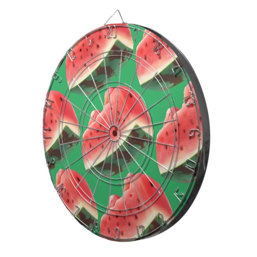 Cible De Fléchettes Motif de pastèque (Devant droit)