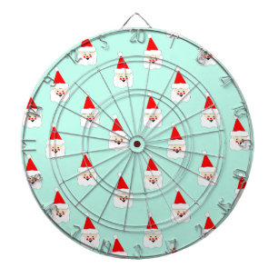 Cible De Fléchettes motif de père noël milieu de siècle noël