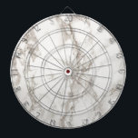 Cible De Fléchettes Motif de texture Marbre blanc moderne<br><div class="desc">Motif Texture Marbre blanc moderne. Un cadeau idéal pour ceux qui recherchent quelque chose de simple et de minimum.</div>