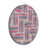 Cible De Fléchettes Motif de traits de pinceau d'aquarelle (Devant gauche)