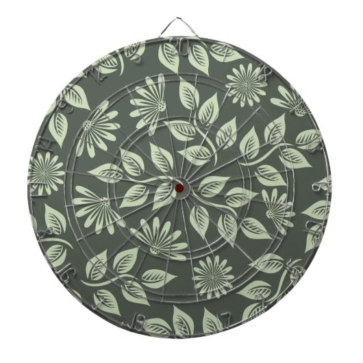 Cible De Fléchettes Motif des fleurs de printemps (Devant)
