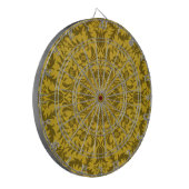 Cible De Fléchettes Motif doré jaune vigne sans couture de William Mor (Devant gauche)
