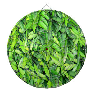 Cible De Fléchettes Motif Feuille verdoyant - Nature Botanique