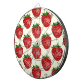Cible De Fléchettes Motif fraises, fraises rouges, fruits, feuilles (Devant droit)
