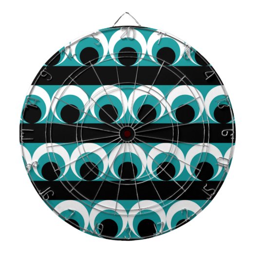 Cible De Fléchettes Motif géométrique (Devant)