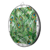 Cible De Fléchettes Motif Peacock plumes (Devant droit)