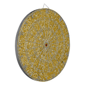 Cible De Fléchettes Motif PURE GOLD Splatter + votre texte