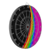 CIBLE DE FLÉCHETTES MOTIF RAINBOW (Devant gauche)