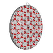 Cible De Fléchettes Motif Ruban Rouge (Devant gauche)