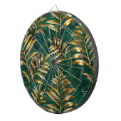 Cible De Fléchettes Motif sans couture avec des fougères dorées (Devant droit)