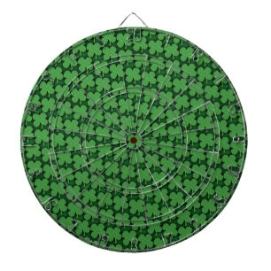 Cible De Fléchettes Motif shamrock
