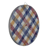 Cible De Fléchettes Motif Tartan multicolore (Devant gauche)