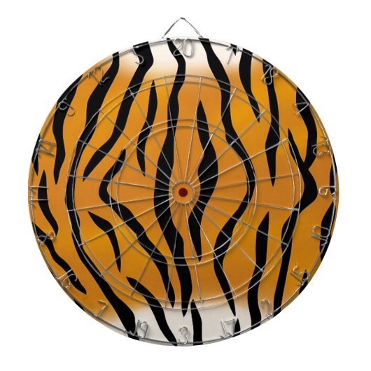 Cible De Fléchettes Motif tigre rayé (Devant)