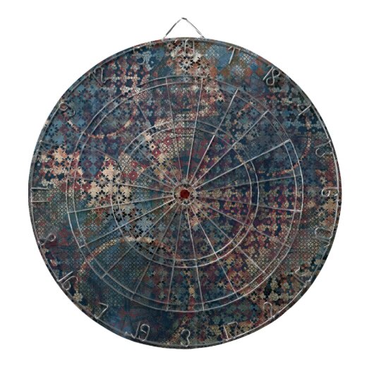 Cible De Fléchettes Motifs sales avec le patchwork malpropre des (Devant)