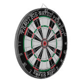 Cible De Fléchettes Motivational Dartboard Wall Art Practice Quote (Devant gauche)