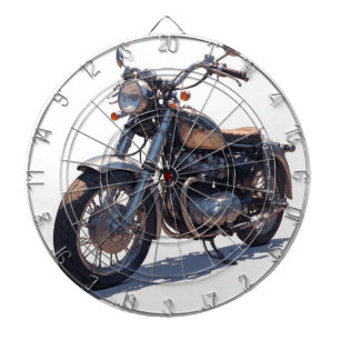 Cible De Fléchettes motocyclette