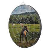 Cible De Fléchettes Moulins à vent dans la distance (Devant droit)
