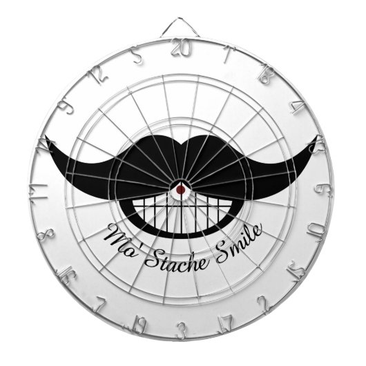 Cible De Fléchettes Moustache (Devant)