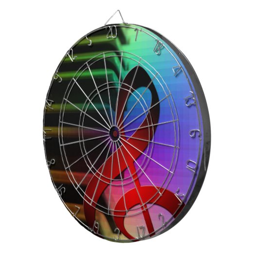 Cible De Fléchettes Music Piano Keys Notes Enseignant Destiny Instrume (Devant droit)