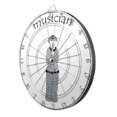 Cible De Fléchettes musicien (Devant droit)