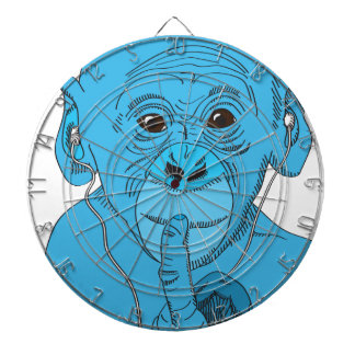 Cible De Fléchettes Musique de singe