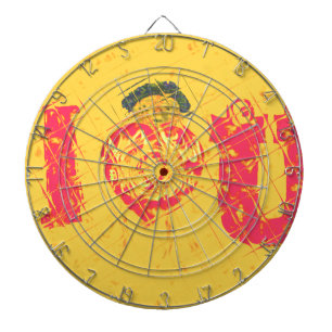 Cible De Fléchettes Nakupenda - I Love U Swahili Mot Texte Signifiant 