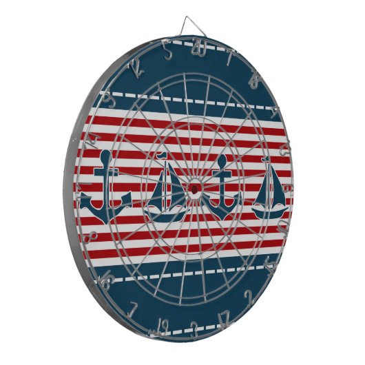 Cible De Fléchettes Nautical design (Devant gauche)