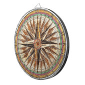Cible De Fléchettes Navigateur de boussole du navire Vintage nautique (Devant droit)