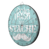 Cible De Fléchettes Ne jetez pas la moustache Retro Hipster (Devant droit)