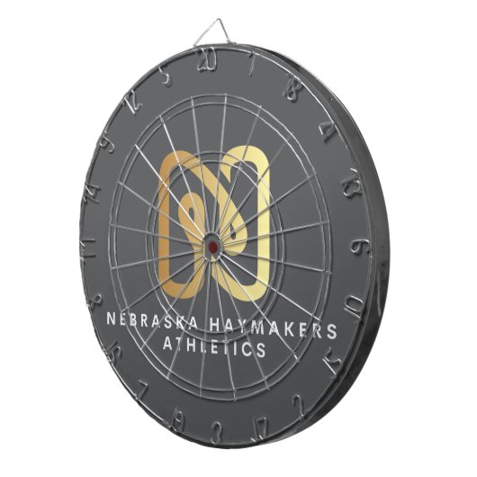 Cible de flechettes Nebraska Haymakers (Devant droit)